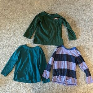 Toddler girls long sleeve ts pack